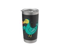 bonito Dodo Bird de Mauricio Vaso térmico de acero inoxidable de doble pared