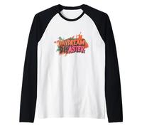 Bonito Emblema de Desastre de ensueño Camiseta Manga Raglan