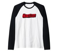 Bonito Emblema de Habla sin corazón para Adultos y niños Camiseta Manga Raglan