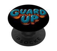 Bonito Emblema de Voz Guard Up para niños y niñas PopSockets PopGrip Adhesivo