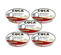 Bonito en aceite de oliva Cuca pack de 5 latas.