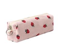 Bonito estuche estético para estudiantes, monedero, bolsa de cosméticos, organizador de papelería de oficina, para niños, adolescentes, escuela (flores-N)