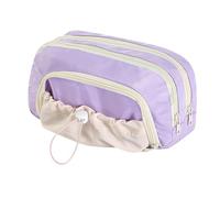 Bonito estuche para lápices, con cordón, 9.06 x 3.94 x 5.12 pulgadas, impermeable, organizador de almacenamiento de papelería de gran capacidad, ideal para estudiantes, niños, adolescentes