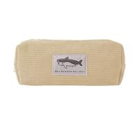 Bonito estuche para lápices, estuche de pana, estuche suave, estuche multiusos, bolsa portátil para bolígrafos de animales para viajes, trabajo, escuela, Beige amarillo, Refer to description, Unisex
