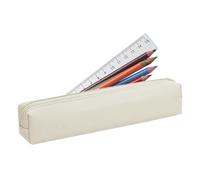 Bonito estuche para lápices, estuche pequeño, estuche para lápices, estuche para lápices, bonito estuche de poliuretano, organizador de accesorios pequeños, estuche para lápiz labial con cremallera