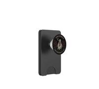 Bonito Fantasma Espeluznante con Rosas góticas Fantasma PopSockets PopWallet para MagSafe