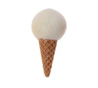 Bonito fieltro de helado para decoración creativa hecha a mano para fiestas de San Valentín, fotografía de recién nacidos, kit de aseo de baño de bebé, termómetro esencial, juego de aseo para el