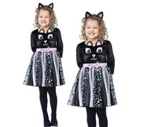 Bonito Gato Disfraz Halloween Niñas Niño Truco o Trato