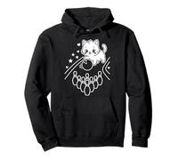 Bonito Gato Kawaii Jugando a los Bolos Sudadera con Capucha