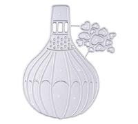 Bonito globo de corte de metal para decoración de globos, plantilla para álbumes de recortes, diario, adornos, tarjetas, recortes en relieve