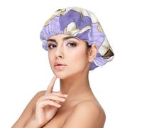 Bonito gorro de dormir de satén Golden Monkey para adultos, protección y comodidad para el cabello, negro, talla única