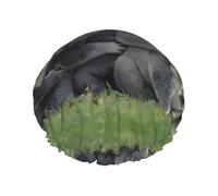 Bonito gorro de ducha con estampado de oso koala, gorro de pelo reutilizable con protección de doble capa, transpirable y duradero para viajes