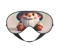 Bonito gorro de gnomo suave para dormir, parche transpirable femenino, perfecto para viajes y relajación