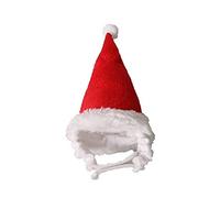Bonito gorro de Papá Noel pequeño para hámster, conejito de indias, chinchilla