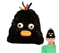 Bonito gorro divertido para mujer, gorro de invierno de felpa gruesa para mujer, gorro de invierno con ojos extraños, tentáculos de ojos extraños, accesorios para fotos para hombres, hace que tu cara