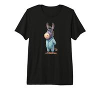 Bonito gráfico de Burro para los Amantes del Pijama Camiseta Premium