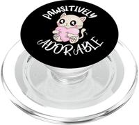Bonito gráfico de corazón de Gato Kawaii Pawsitively Adorable PopSockets PopGrip para MagSafe
