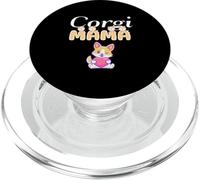 Bonito gráfico de Corgi Mama con Dibujos Animados y Amante de los Cachorros PopSockets PopGrip para MagSafe
