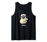 Bonito gráfico de diente de león y oveja para los amantes de las semillas de jardinero Camiseta sin Mangas