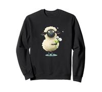 Bonito gráfico de diente de león y oveja para los amantes de las semillas de jardinero Sudadera