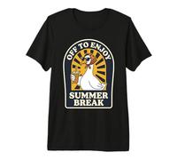 Bonito gráfico de Gafas de Sol Off To Enjoy Summer Break Camiseta Premium
