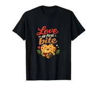 Bonito gráfico de Galletas y sándwiches Love at First Bite Camiseta