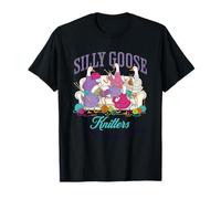 Bonito gráfico de Humor Divertido para Tejer de Silly Goose Knitters Camiseta