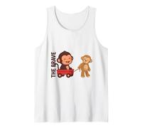 Bonito gráfico de Monkey Punch Baby The Brave Camiseta sin Mangas