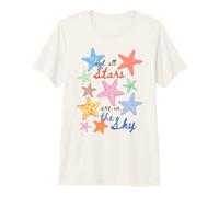 Bonito gráfico de Not All Stars Are In The Sky Beach con Forma de Estrella de mar Camiseta Premium