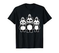Bonito gráfico de Panda Funny Youth Life Dad Mom Retro Punk Rock Camiseta