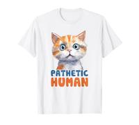 Bonito gráfico Humano patético de Gato Camiseta