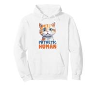 Bonito gráfico Humano patético de Gato Sudadera con Capucha