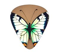 Bonito juego de 12 púas de guitarra Little Butterfly, incluye 3 grosores de púas para guitarras acústicas, ukeleles y más.