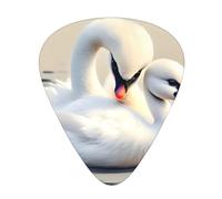 Bonito juego de 12 púas Swanguitar de 3 grosores con funda para bajo, guitarra eléctrica y mucho más.