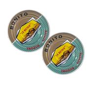 Bonito La Nutria Trozos en Aceite Vegetal Pack 2 Latas | Conserva de Bonito con Ingredientes Naturales