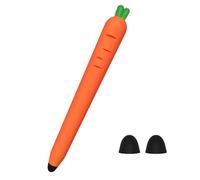 Bonito lápiz óptico Universal con Forma de Zanahoria para ISO/Huawei/Xiaomi. Lápiz óptico Capacitivo S Pen para tabletas Android y PC, con 2 Puntas de Repuesto.