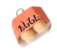 Bonito llavero de huevos de inspiración japonesa, compacto y ligero, dije de resina para llaves, mochilas, regalo de moda, llavero japonés de huevo encantador