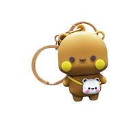 Bonito llavero de oso, divertido dije de oso de dibujos animados para pareja, oso panda, muñeca | llavero colgante de oso decoración de, accesorios de llave para bolso, bolso, mochila