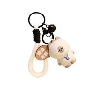 Bonito llavero de oso estilo de dibujos animados, bolsa con colgante, bolsas de moda, accesorios, bolsos, abalorios, mochila, decoración, regalo para adultos, Obey the Boss, Organizador de bolsas