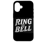 Bonito Logotipo del discurso de Ring The Bell Carcasa para iPhone 16