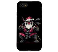 Bonito Look de Papá Noel en Disfraz de Ninja para los Amantes de los samuráis Carcasa para iPhone SE (2020) / 7/8
