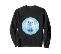 Bonito mandala de sello: adorable sello en un hermoso mandala Sudadera