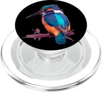 Bonito martín Pescador Azul para observador de Aves PopSockets PopGrip para MagSafe