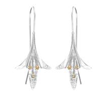 Bonito modelo: pendientes diseñados con flores, úselos para hacerte más señorial. Amplia aplicación: puedes comprarlo como una fiesta o un regalo de cumpleaños, usarlo también en fiestas