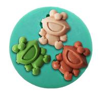 Bonito molde de silicona con forma de rana, suministros de fondant, herramientas profesionales de repostería, molde de jabón hecho a mano, postre para velas de gelatina, herramientas de silicona para