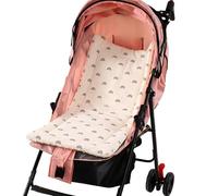 Bonito patrón de apoyo para cochecitos de bebé, forro de asiento extraíble, cómodo uso diario para facilitar el lavado, inserto para niños pequeños