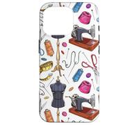 Bonito patrón de Herramientas de Acolchado de Hilo para máquina de Coser Carcasa para iPhone 16 Pro