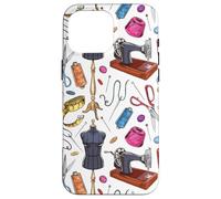 Bonito patrón de Herramientas de Acolchado de Hilo para máquina de Coser Carcasa para iPhone 16 Pro MAX