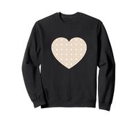 Bonito patrón de lunares pastel marrón claro verde minimalista Sudadera