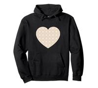 Bonito patrón de lunares pastel marrón claro verde minimalista Sudadera con Capucha